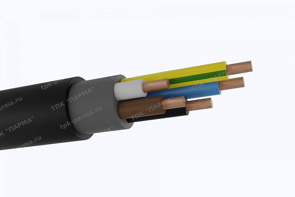 Фотография провода Кабель ВВГз 5х4 - 1кВ
