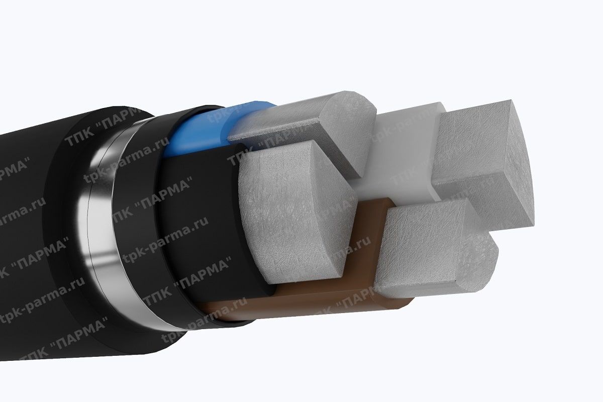 Фотография провода Кабель АПвБШвнг(B) 4х25 - 1кВ
