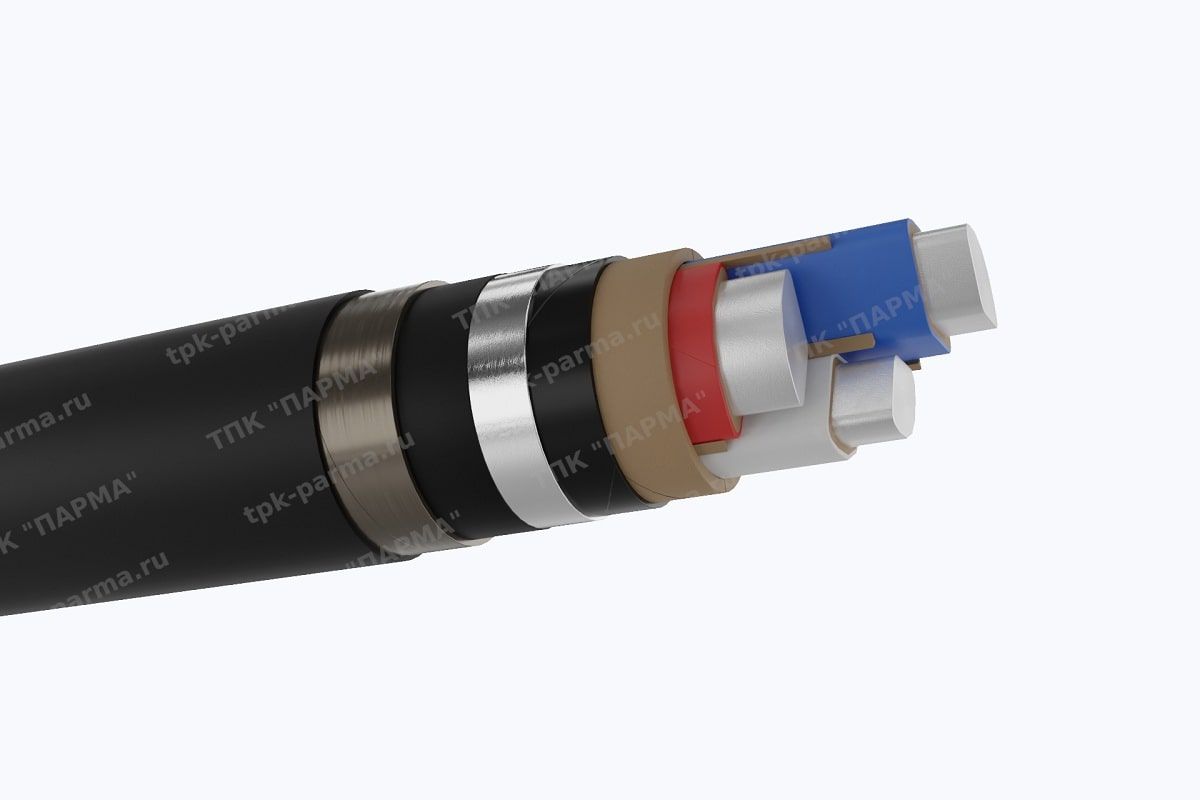 Фотография провода Кабель ААШнг 3х120 - 10кВ